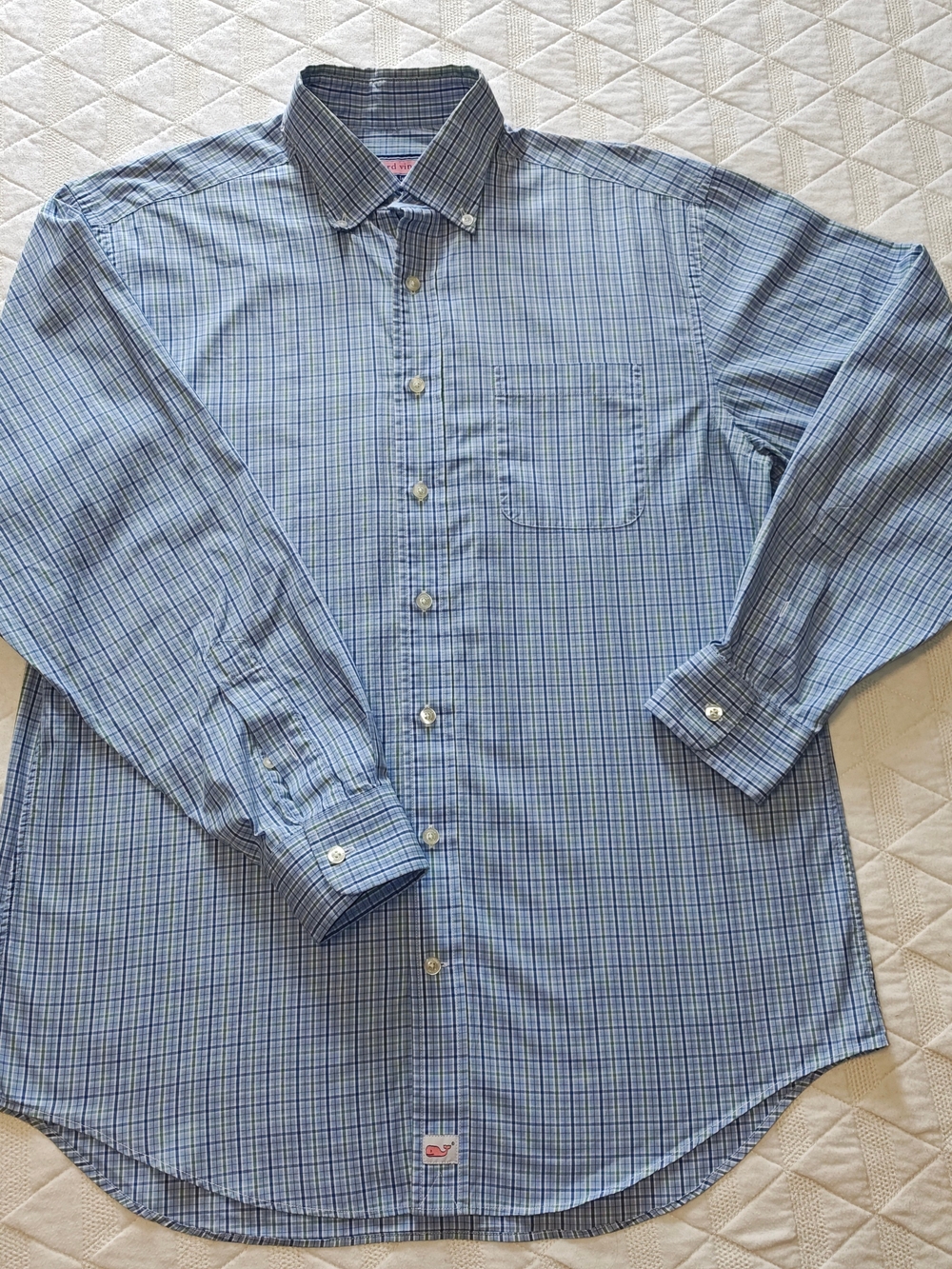 Vineyard Vines Murray Plaid Button Down Shirt - Men’s Medium